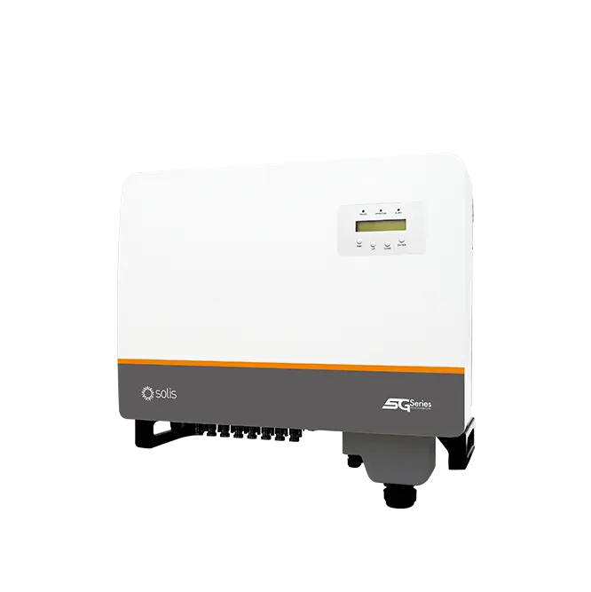Vista frontal del inversor solar 23 kW trifásico SOLIS Solis-23K-LV-5G