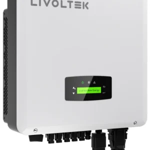 Vista frontal del inversor solar 20 kW trifásico LIVOLTEK GT3-20KL-T
