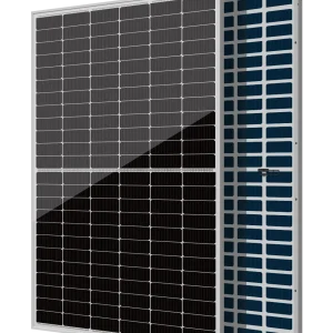Vista frontal del panel solar 730W ZNSHINE bifacial